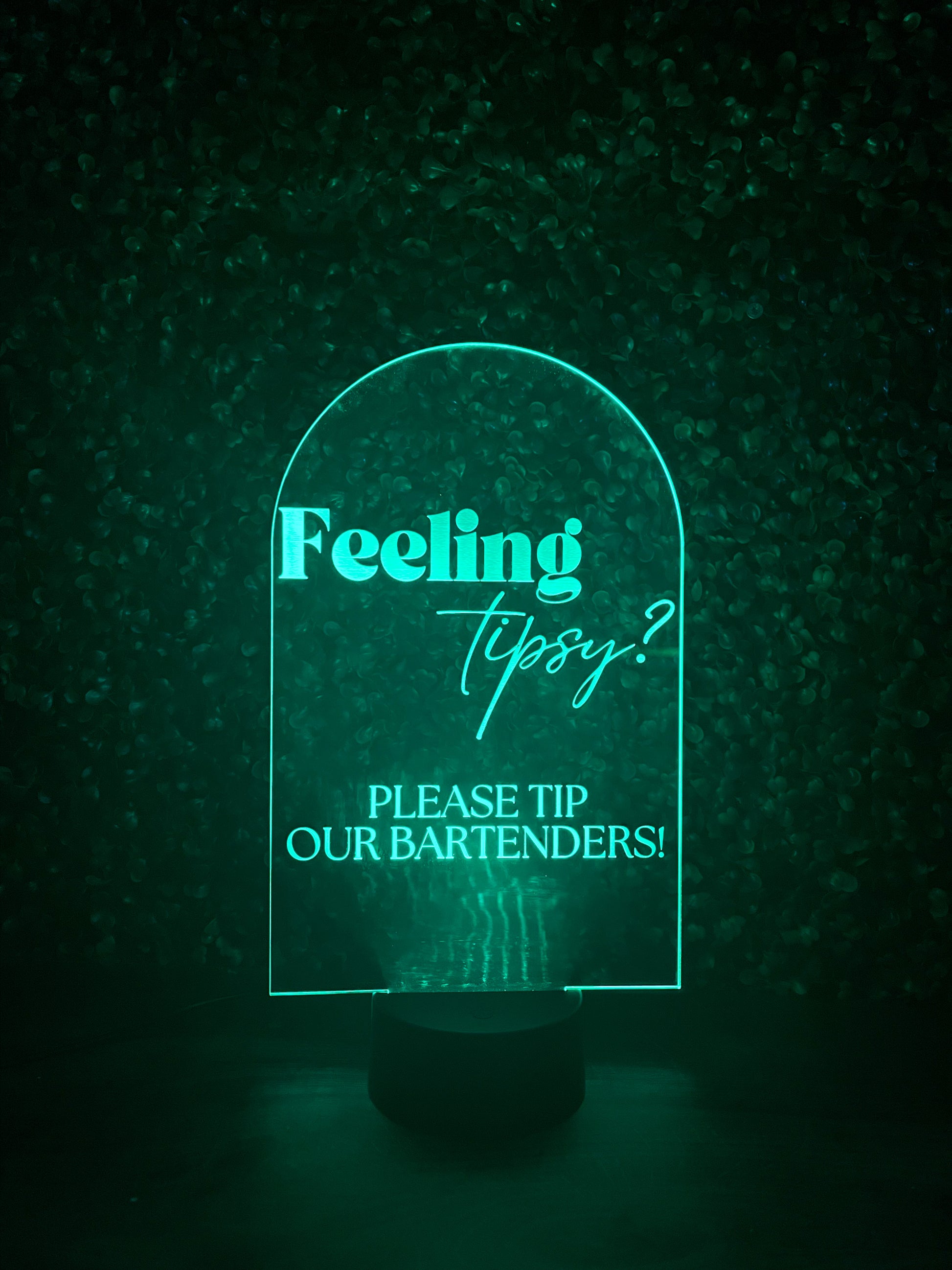 LED Centerpiece, Sweet 16, Bar Mitzvah, Acrylic LED, Graduation, Birthday Party, Centerpiece, Quinceñera Centerpiece, Wedding, Table Numbers - DyeandPine