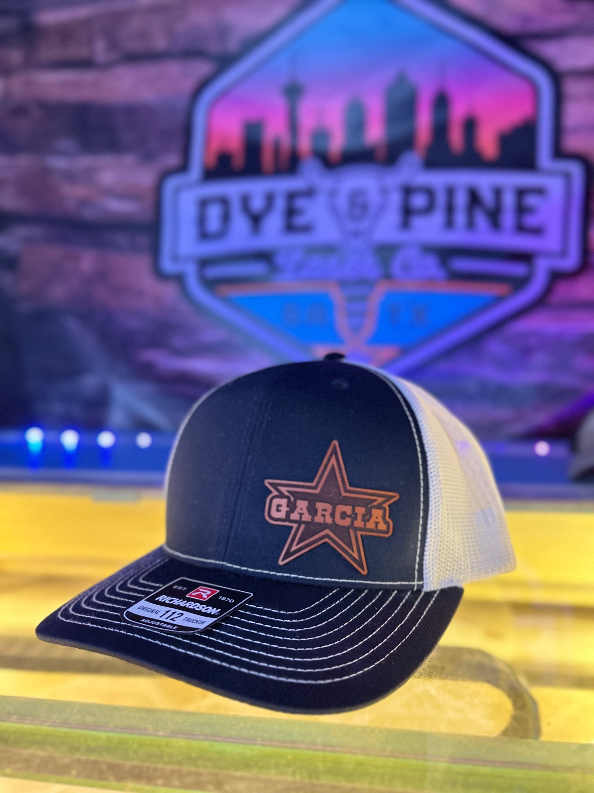 Custom Leather Patch Hats | Business Swag & Merchandise Hats Available - DyeandPine