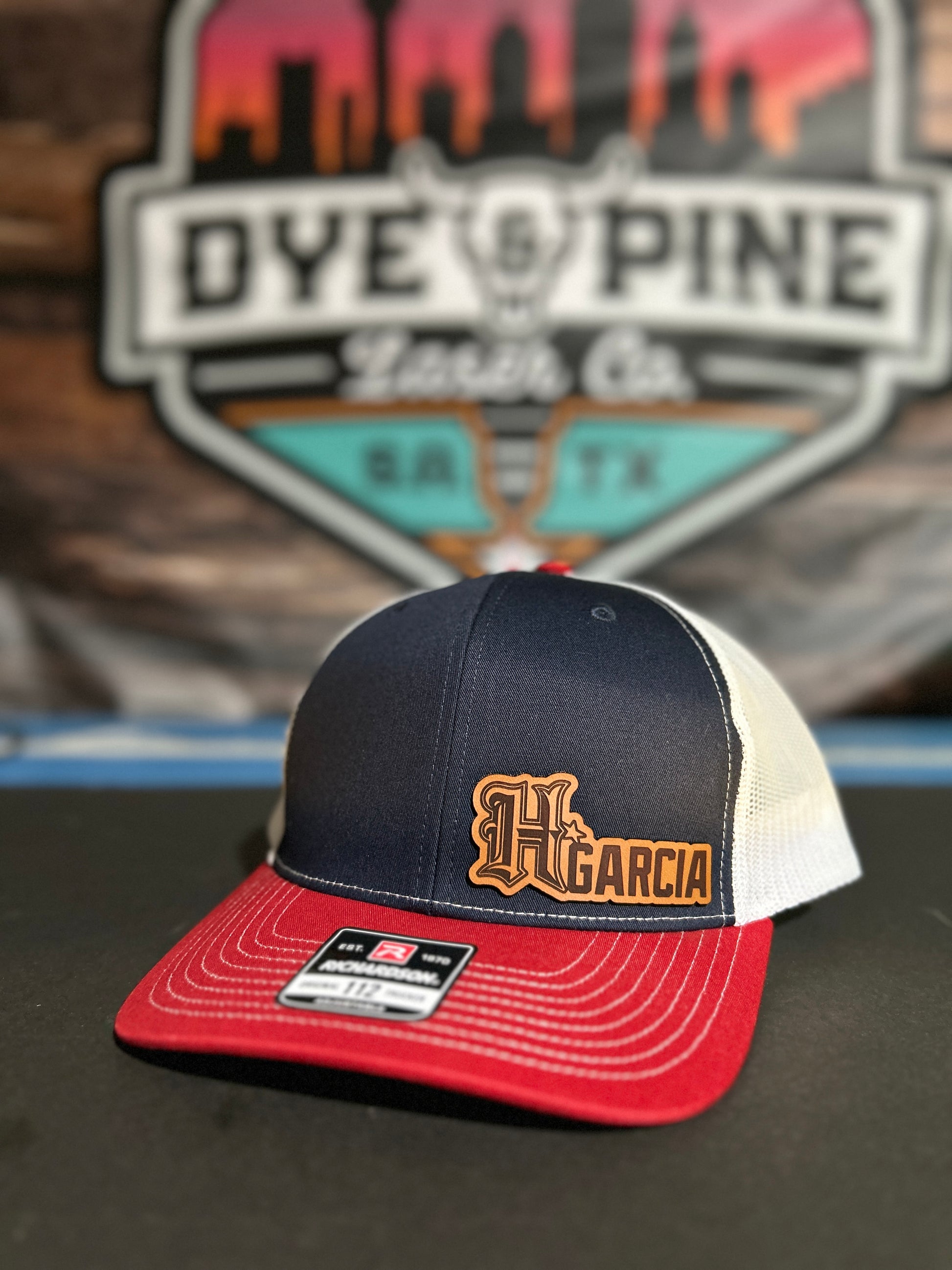 Custom Leather Patch Hats | Business Swag & Merchandise Hats Available - DyeandPine