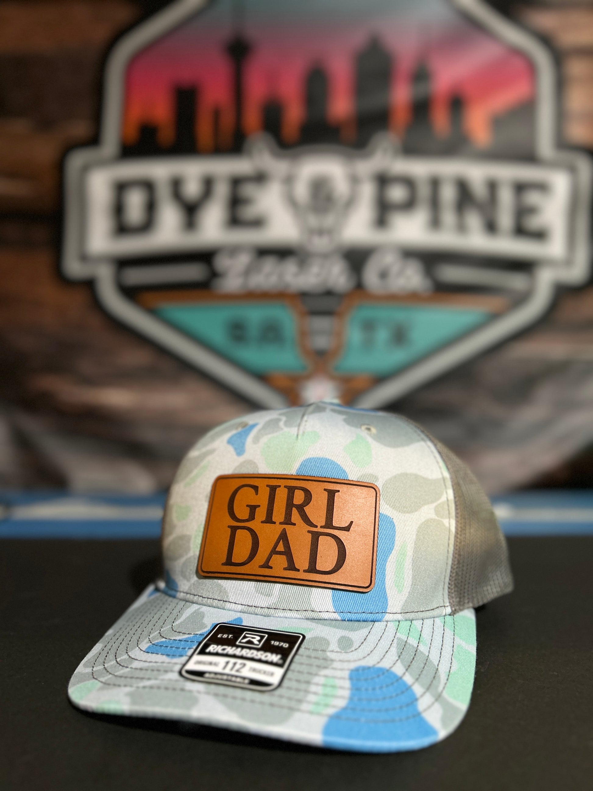 Custom Leather Patch Hats | Business Swag & Merchandise Hats Available - DyeandPine