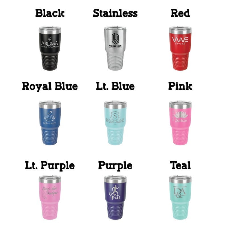 Personalized 30 oz Tumbler | Custom Engraved Travel Mug - DyeandPine