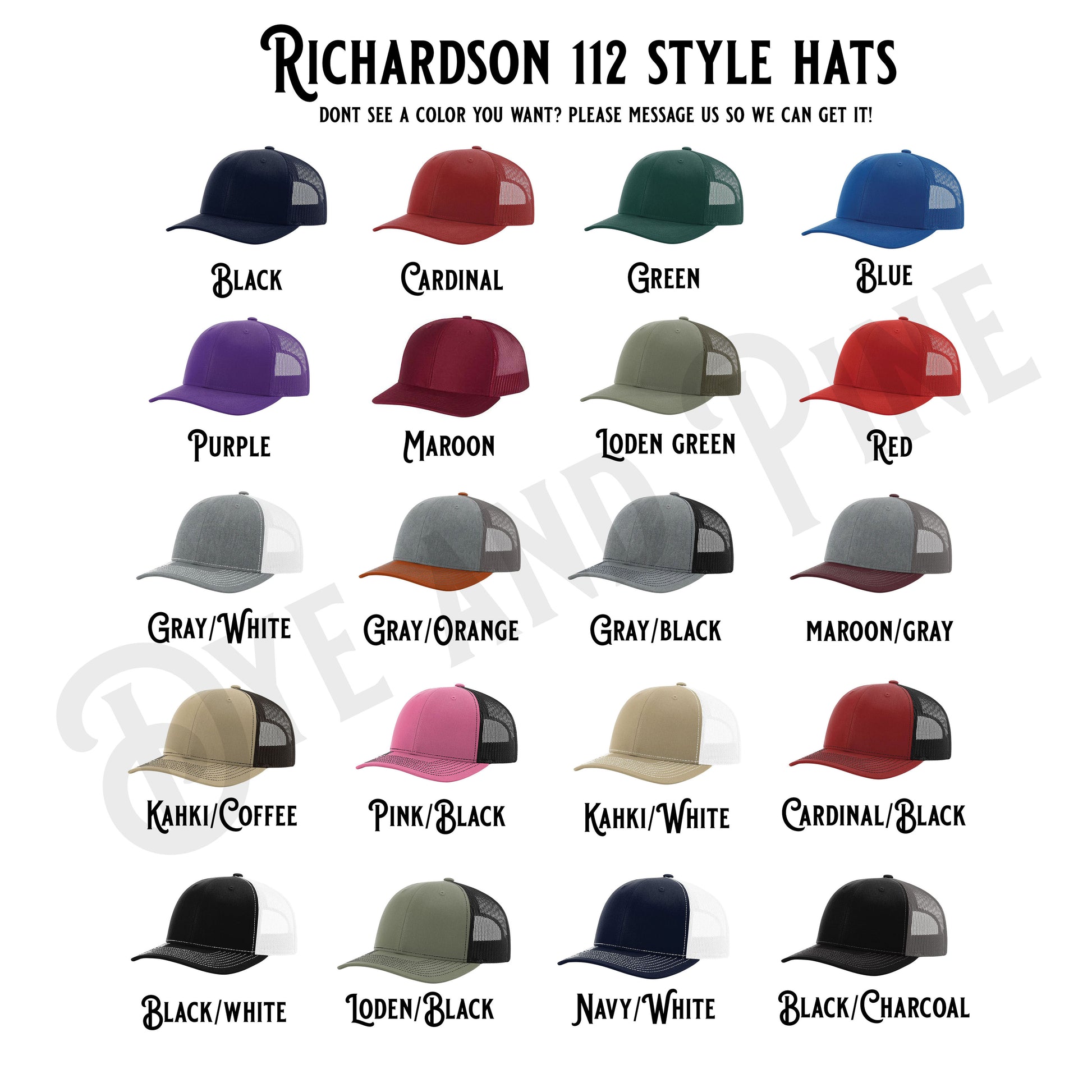 Custom Leather Patch Hats | Business Swag & Merchandise Hats Available - DyeandPine