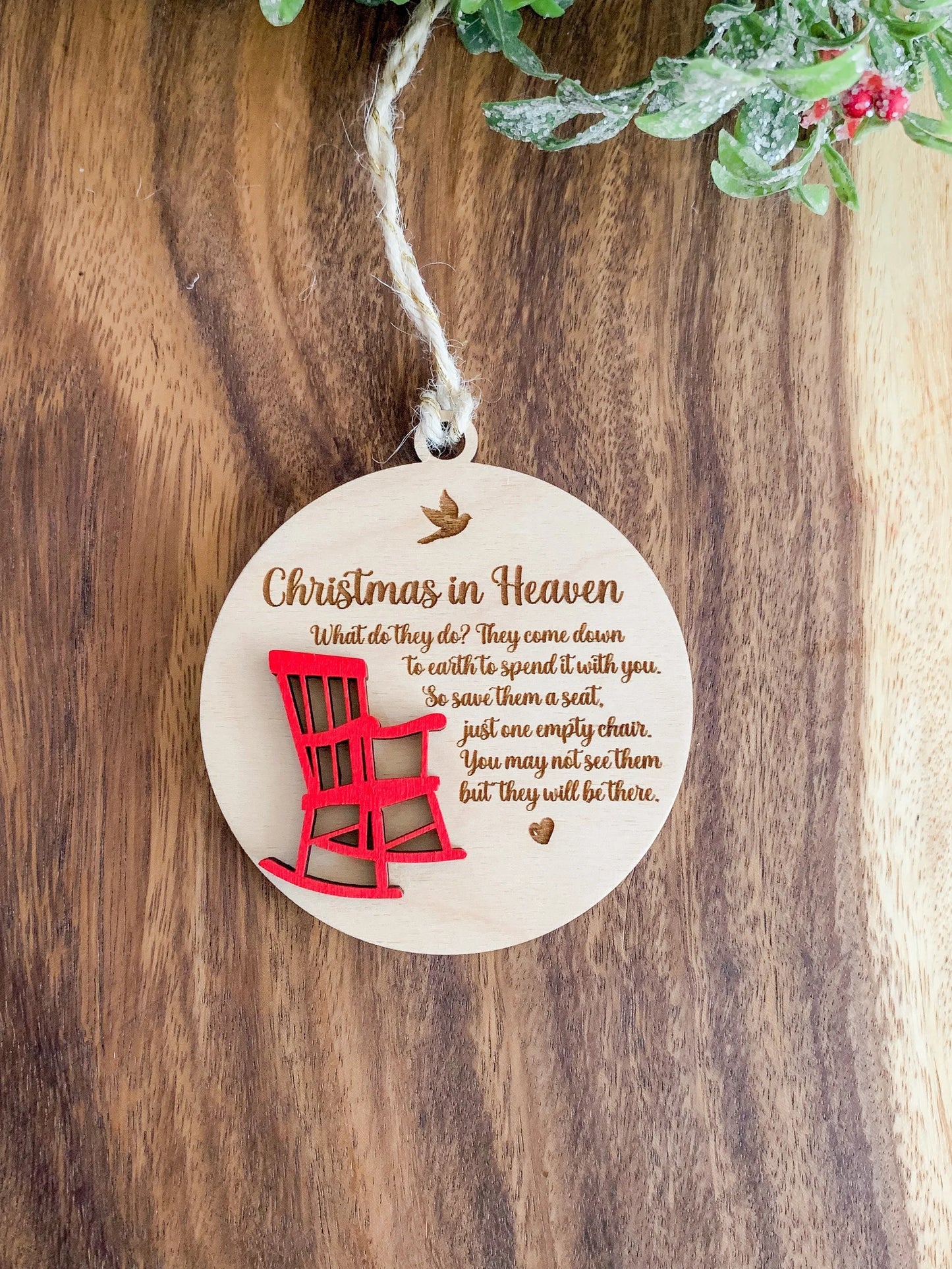 Christmas In Heaven Ornament - DyeandPine