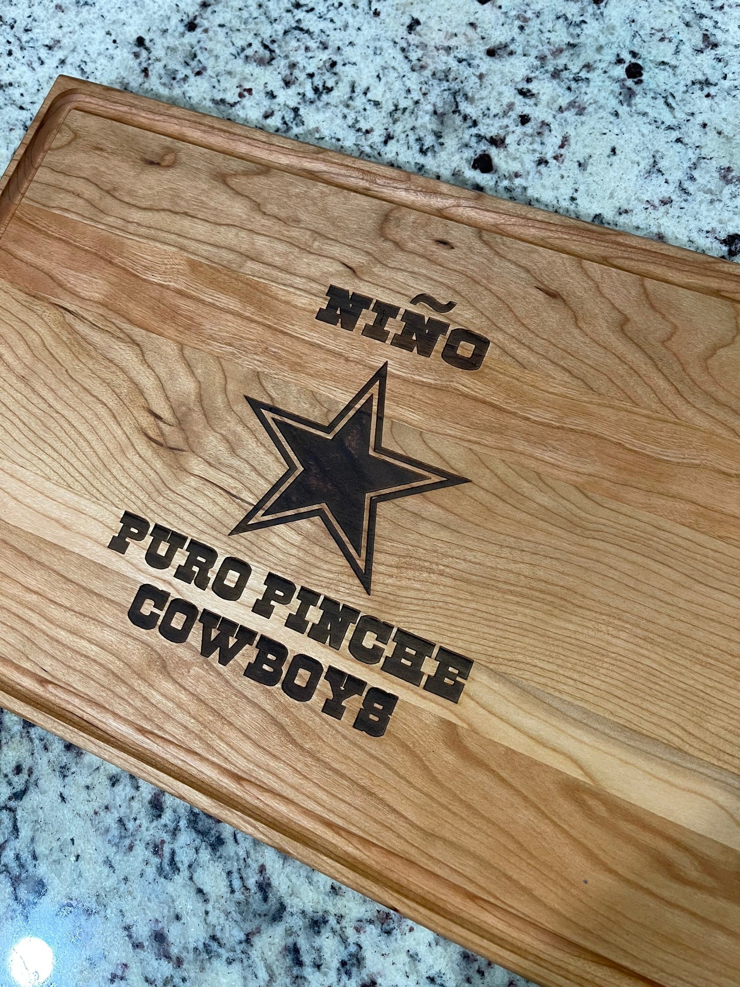 Personalized Cutting Board, Engraved Cutting Board, Football Cutting Board, Housewarming Gift, Anniversary Gift, Sports Gift for Men, Sports - DyeandPine