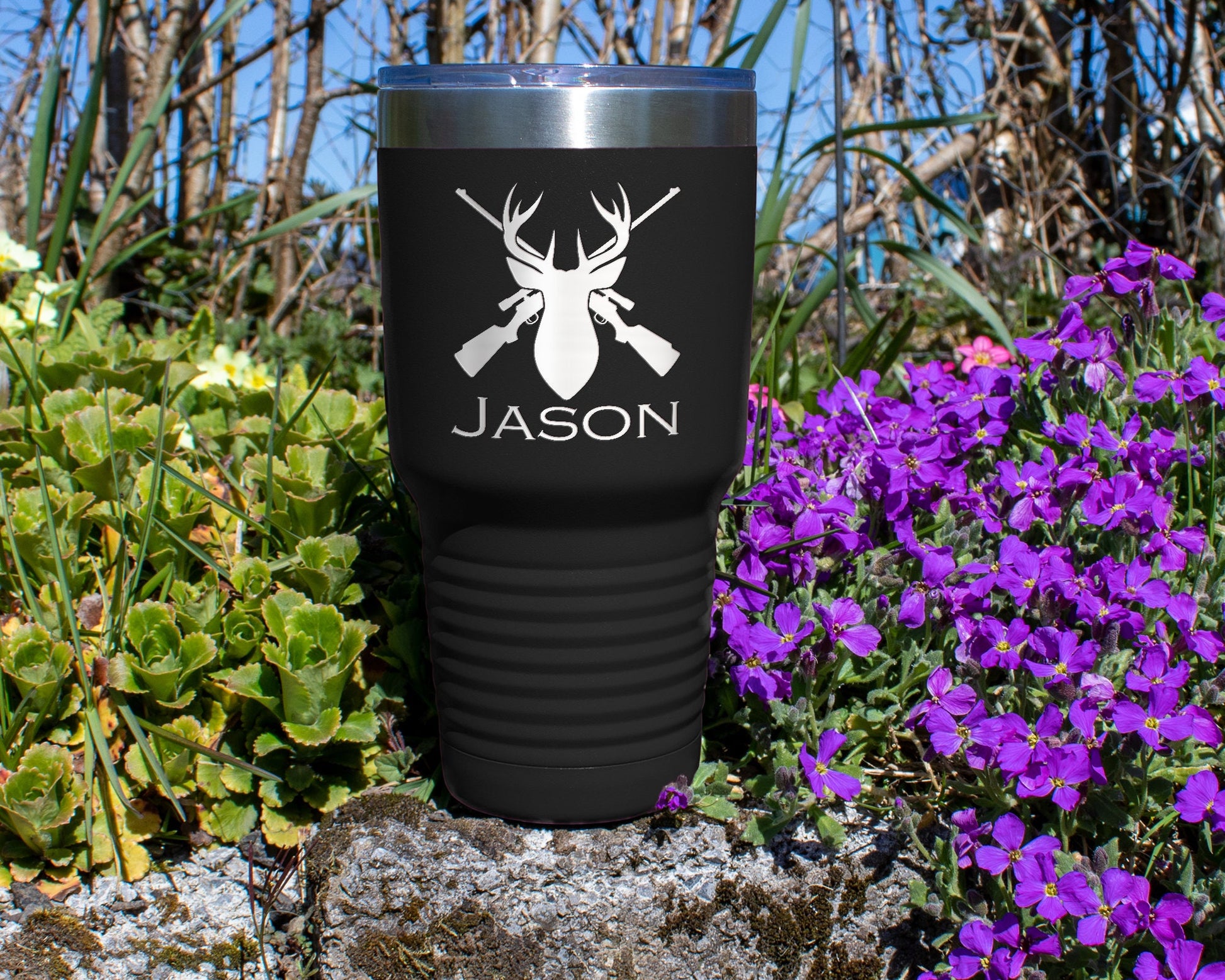 Personalized 30 oz Tumbler | Custom Engraved Travel Mug - DyeandPine