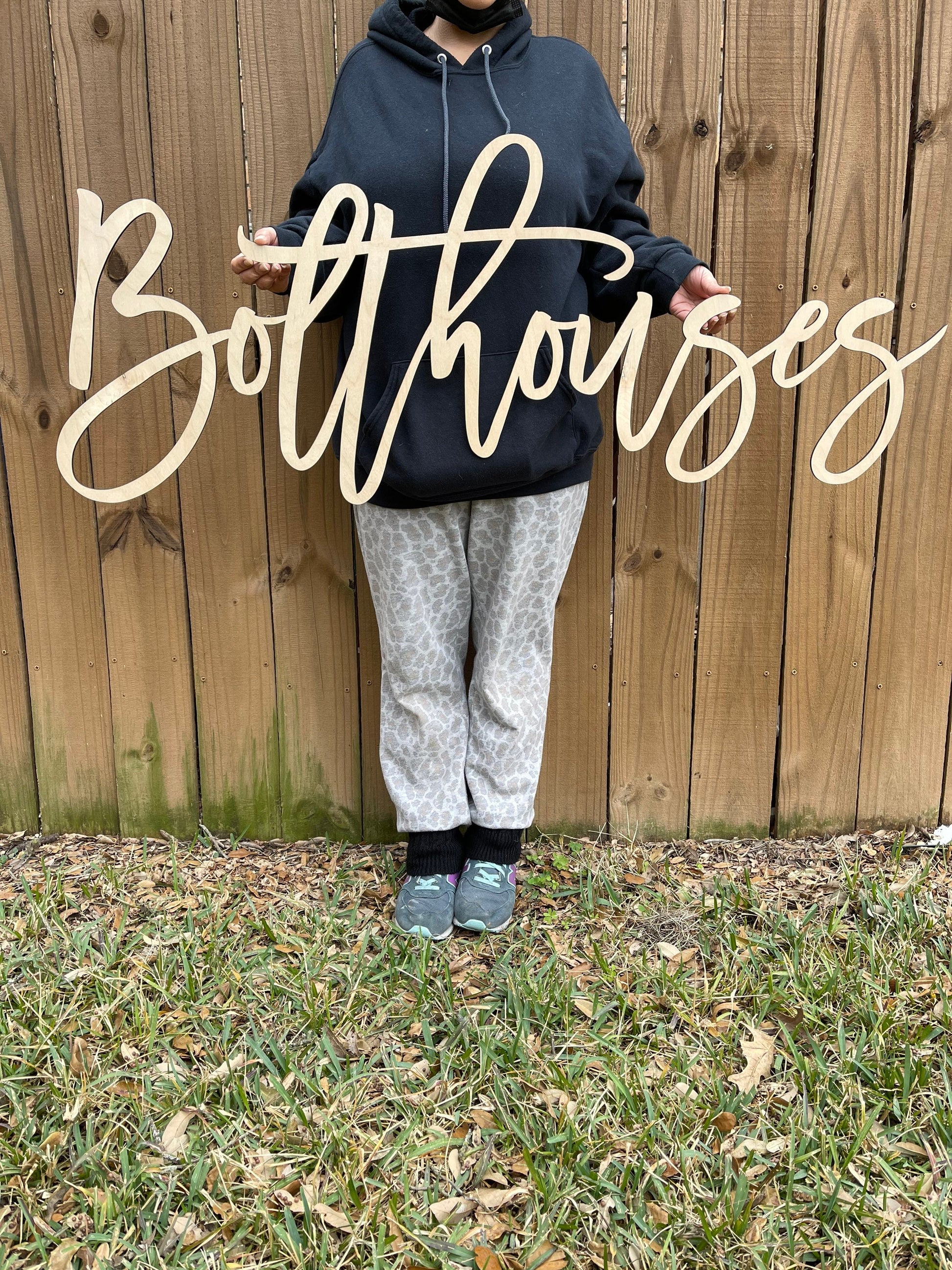 Custom Wood Wedding Name Sign with Date- Personalized Last Name Sign for Wedding Backdrop - DyeandPine