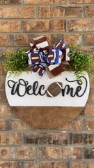 Football Door Hanger | Football Wreath | Football Sign
