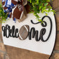 Football Door Hanger | Football Wreath | Football Sign - DyeandPine