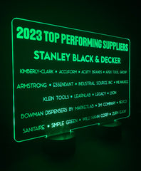 Custom LED Centerpieces | Acrylic LED Table Centerpieces for Wedding & Events