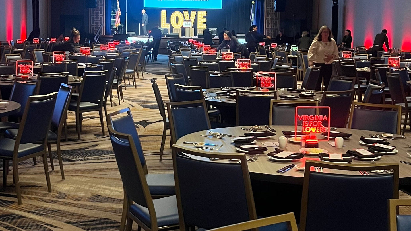 Custom LED Centerpieces | Acrylic LED Table Centerpieces for Wedding & Events