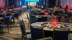 Custom LED Centerpieces | Acrylic LED Table Centerpieces for Wedding & Events
