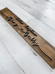 Personalized Couple Sign | Couple Gift | Pallet Name