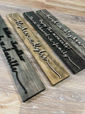 Personalized Couple Sign | Couple Gift | Pallet Name - DyeandPine