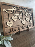 Personalized Family Tree | Grandparents & Adoption Gift | Family Tree Wall Decor 7