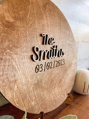 Personalized Wedding Guest Book Alternative Sign | 3D Wedding Guestbook