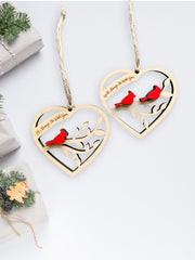 Cardinal Ornament | Personalized Sympathy Gift | Christmas Remembrance