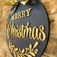 Merry Christmas Door Wreath | Christmas Door Hanger | Merry Christmas - DyeandPine