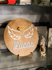 Angel Baby Memorial Sign | Personalized Baby Loss Keepsake | Custom Miscarriage Gift |
