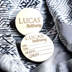 Birth Announcement Sign for Hospital | Newborn Photo Prop | New Mom Gift
