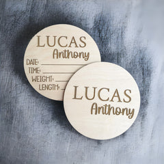Birth Announcement Sign for Hospital | Newborn Photo Prop | New Mom Gift
