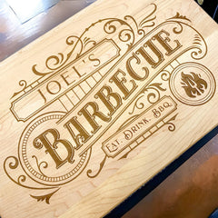 Personalized Fathers Day Gift | BBQ Cutting Board for Men, BBQ Gift