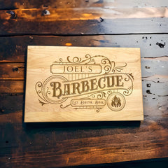 Personalized Fathers Day Gift | BBQ Cutting Board for Men, BBQ Gift
