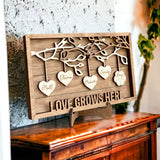 Personalized Family Tree | Grandparents & Adoption Gift | Family Tree Wall Decor 3