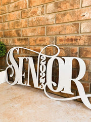 Senior 2023, Graduation Party Decorations, Senior Sign, Graduation props, Senior Backdrop Decor, Wooden Sign, Graduation Decorations 2023
