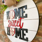 Baseball Door Hanger | Home Sweet Home | Sports Decor - DyeandPine