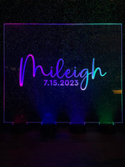 Guestbook Alternative| LED Centerpiece | LED Guestbook