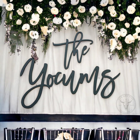 Personalized Wedding Sign, Wedding Decor, Wedding Sign